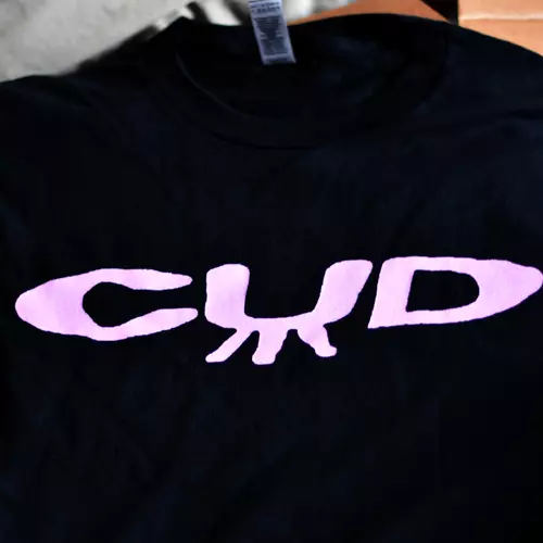 Black Tee (Pink Logo)