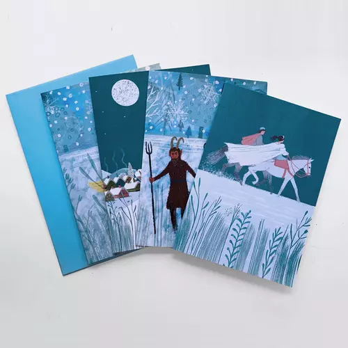 Winter Greetings Cards - Twelve Bells for Lebuse