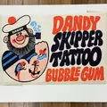 A1 Dandy Skipper tattoo Gum Wrapper Print