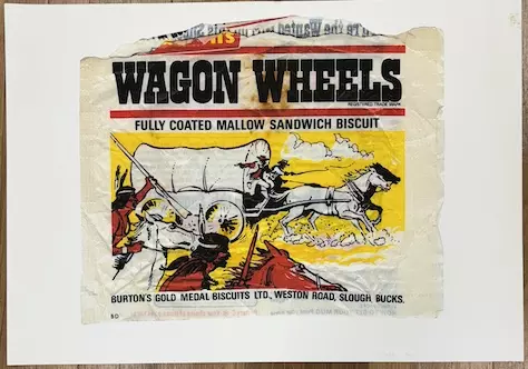 LARGE A2 Wagon Wheel Wrapper Giclee 