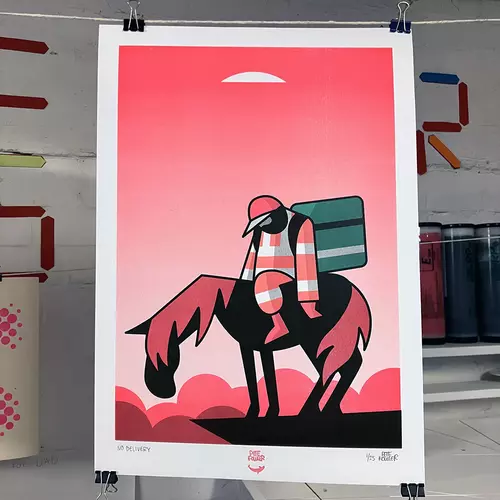 No Delivery A3 riso print