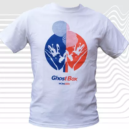 Ghost Box Two Colour T-Shirt, White cover