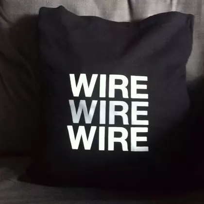 Wire - Wire - black cushion cover