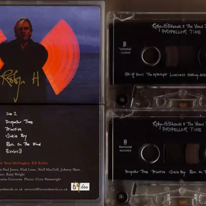Robyn Hitchcock & the Venus 3 - Robyn Hitchcock & the Venus 3 - Propellor Time - Cassette cover