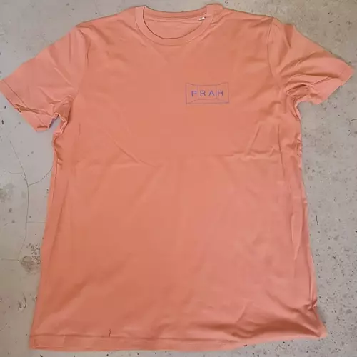 PRAH Logo T-shirt - Rose Clay Stanley Stella