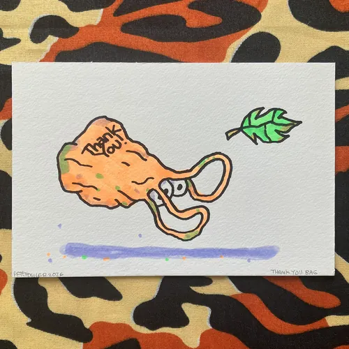 Thank You Bag drawing