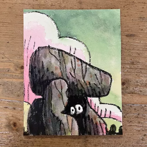 Morning watercolour painting