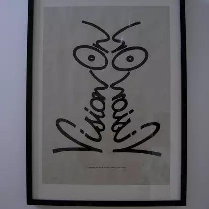 Vision On Screen Printed Poster - Grey cover