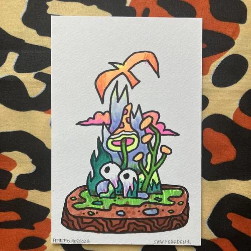 Swamp Garden 1 drawing