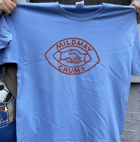 VERY LIMITED VINTAGE MILDMAY CHUMS TEE IN BLUE
