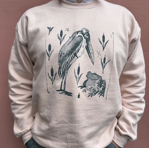 CRANE AND FROG DE MORGAN SWEATSHIRT