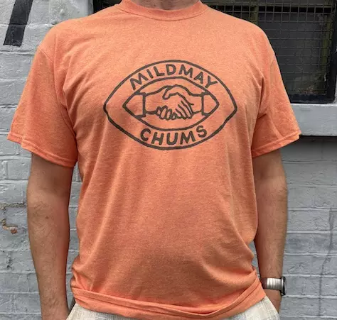 MILDMAY CHUMS ORANGE TEE!!! BACK IN STOCK!!!