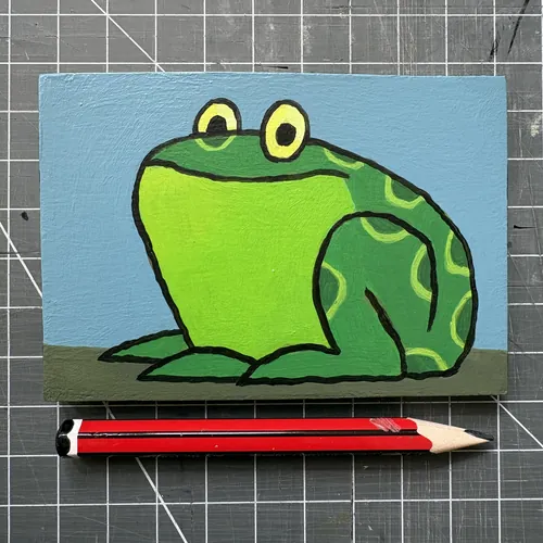 Frog 7 painting