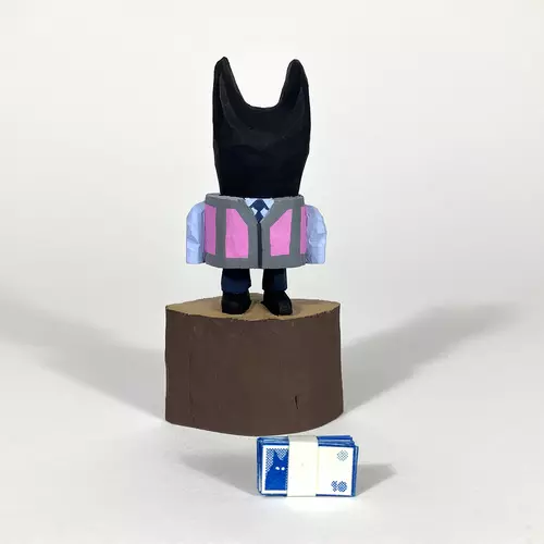 Here to Help 4 wood carving