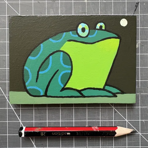 Frog 4 painting
