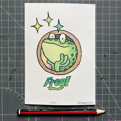 FROG! painting 