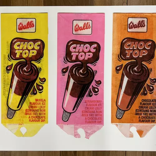 LARGE A1 TRIPLE CHOC TOP LOLLY PRINT