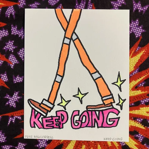 Keep Going drawing