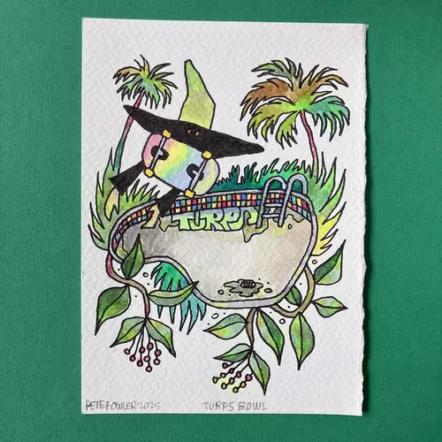 TURPS Bowl watercolour painting