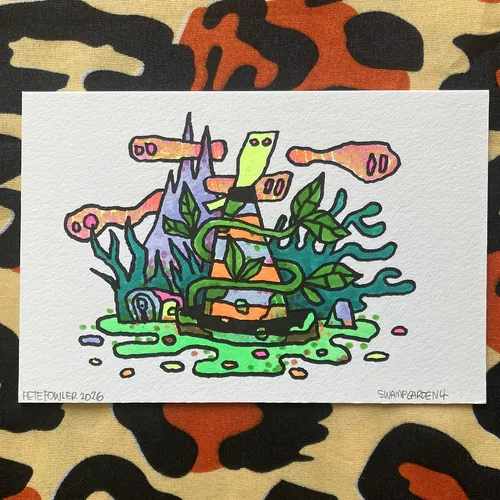 Swamp Garden 4 drawing