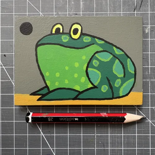 Frog 5 painting