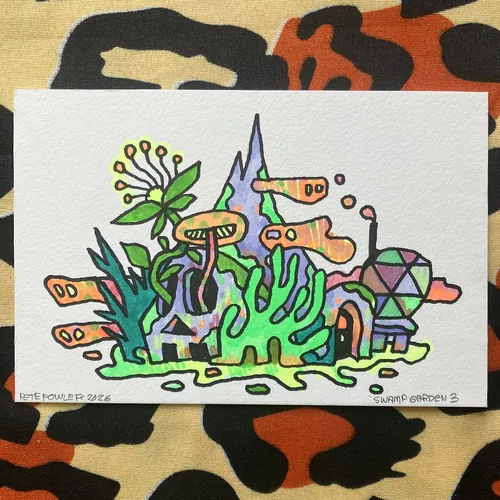 Swamp Garden 3 drawing