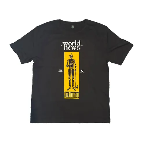 'The Tinman' Black Screen Printed T-Shirt