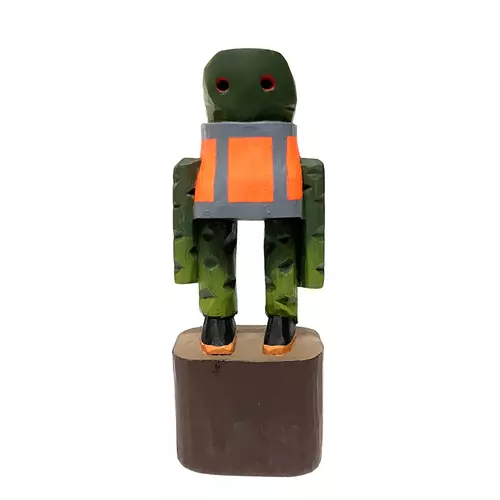 BIO VIZ wood carving