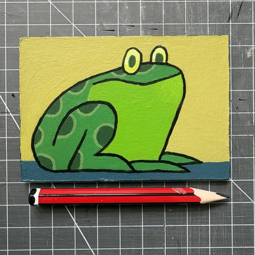 Frog 6 painting