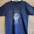 ELECTRONIC HEAD TEE IN DARK BLUE