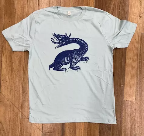 William De Morgan BLUE DRAGON Tee