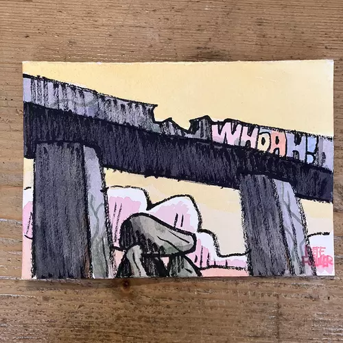 Whoah! watercolour painting