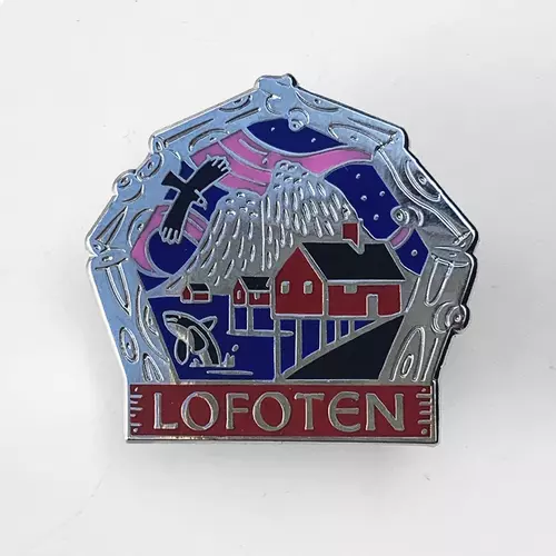 Lofoten Enamel Badge