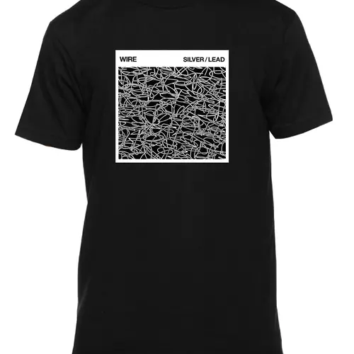 Wire Silver/Lead T-shirt (black)