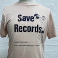 SAVE RECORDS PINK / BLACK TEE
