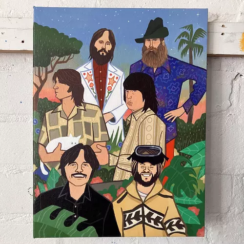 View full size The Beach Boys 1970 painting
