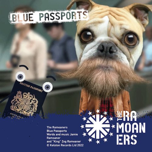View full size cover The Ramoaners - Blue Passports