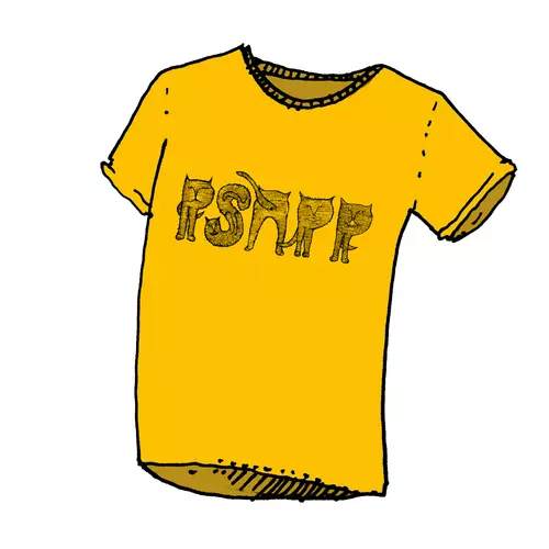 Psapp Cat Gold T-Shirt