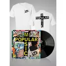 Popular Music Black LP + Logo T-shirt bundle
