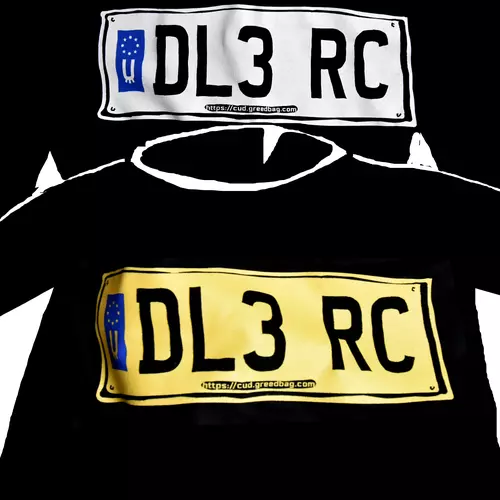 DLERC NUMBER PLATE TEE