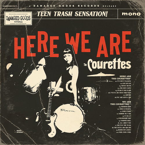 The Courettes - Here We Are The Courettes (CD)