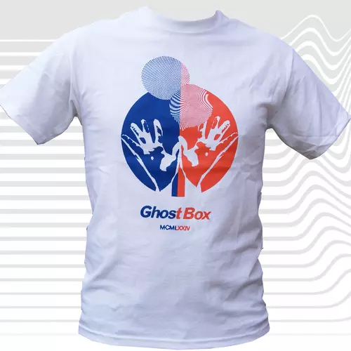 Ghost Box Two Colour T-Shirt, White