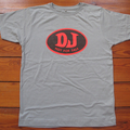 Day-Glo DJ Not For Sale Tee Shirt - Sexy Grey