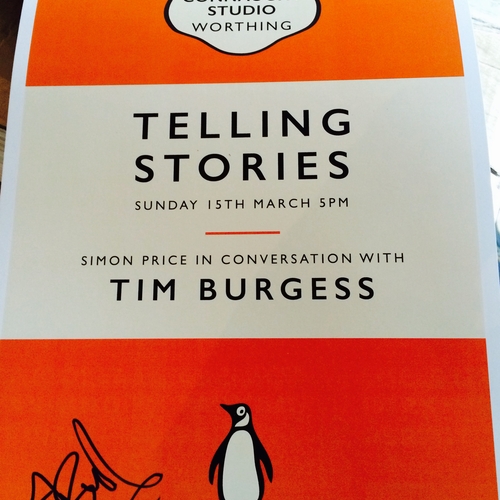 View full size Signed "Telling Stories" Print: "Connaught Studio, Worthing"