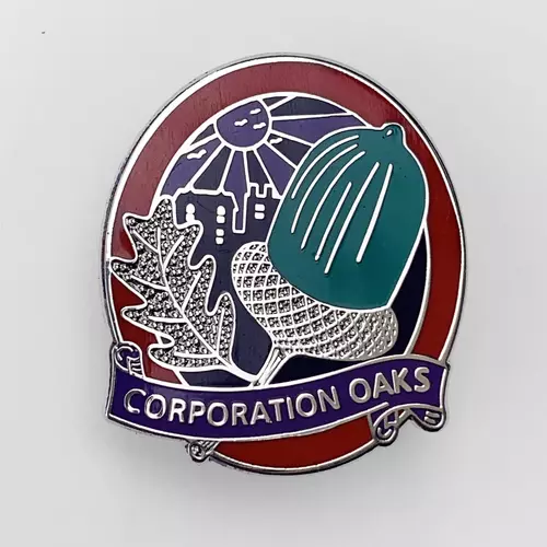 Corporation Oaks Enamel Badge