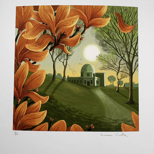 Giclee Print. Andrew Wasylyk - Balgay Hill Morning in Magnolia