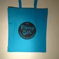 Country Roadshow blue tote bag 