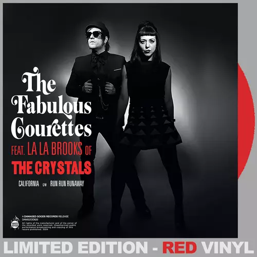 The Courettes - California (RED VINYL7")