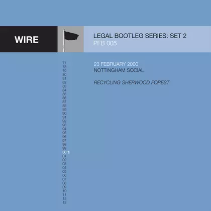 Wire - The Wire Legal Bootleg Series 2 - subscription cover