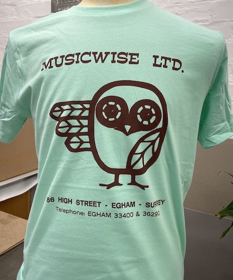 MUSICWISE OWL TEE - MINT CHOC CHIP